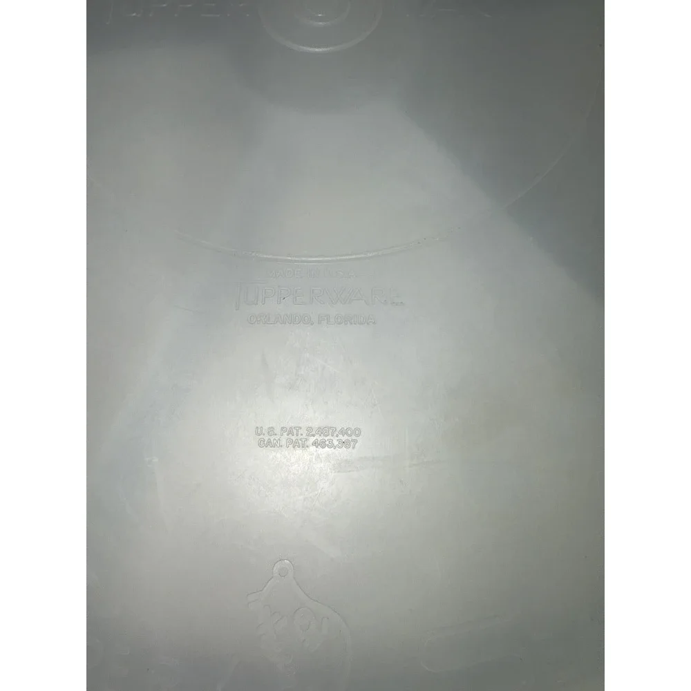 Vintage Tupperware White Party Susan Divided Vegetable Relish Tray w Lid #224-9‎